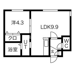 レジデンス北23条の物件間取画像